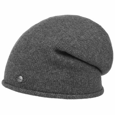 Eisbär Soft Kaschmir Oversize Beanie Kaschmirmütze Strickmütze Damenmütze