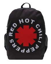 RHCP Backpack Rucksack School College Red Hot Chlli Rock Grunge Student Emo Bag