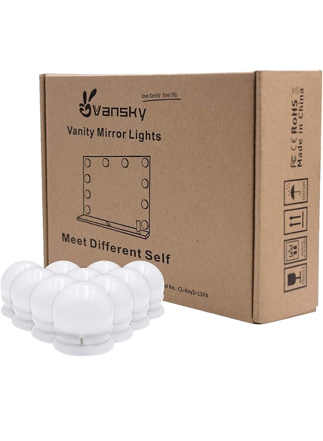 Accesorios de Iluminación Pared Con Cable De Plástico Blanco