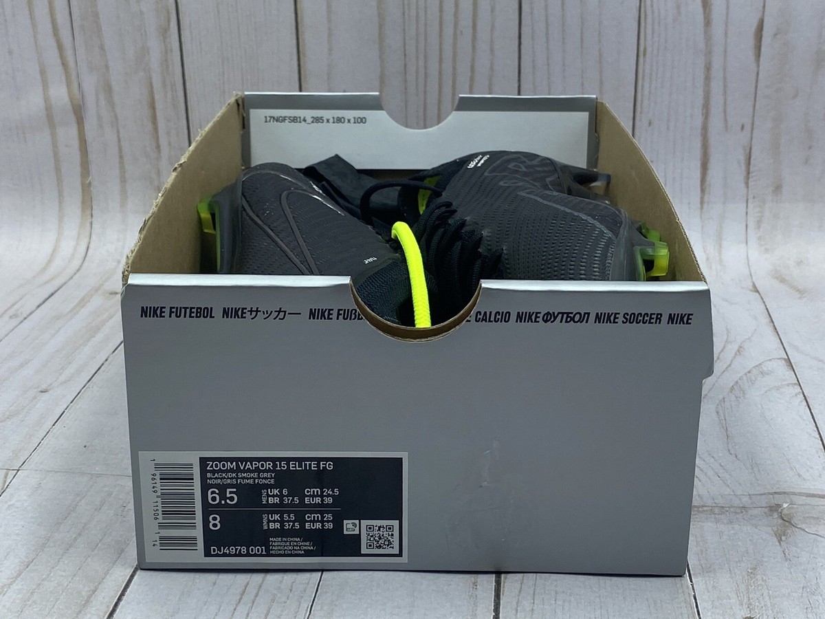 Nike Zoom Mercurial Vapor 15‎ Elite FG Shadow Pack Size 6.5 DJ4978-001 Nike Zoom Mercurial Vapor 15 Elite FG Low Shadow Pack Cleats  main image 4