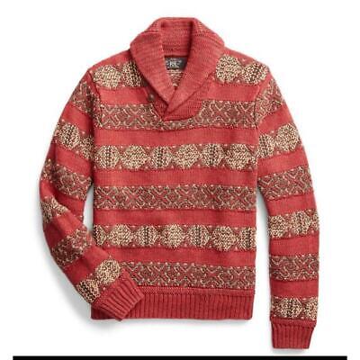 Rrl Intarsia Knit Linen Blend Sweater S Limited | eBay Rrl Intarsia Knit Linen Blend Sweater S Limited | eBay
