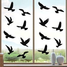 20 Pieces Anti-Collision Window Bird Shape Windows Sticker Decals Bird Shape