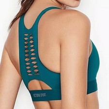 Victoria's Secret Incredible Ultra Light Sport Bra XS Shaded Spruce NEW