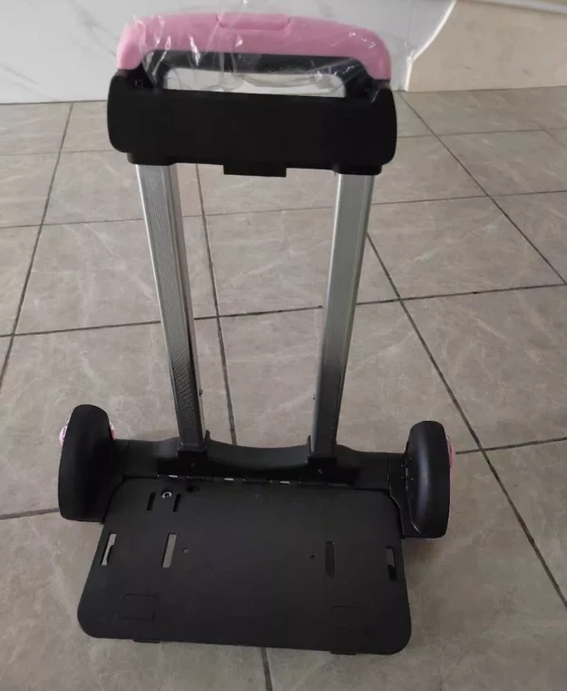 Mochila trolley Kuromi dibujos animados niños estudiante 6 ruedas bolsa de viaje regalo  Foto 4 de 4