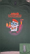 Rare Dexter's Laboratory Cartoon Network Large Print Graphic T-Shirt