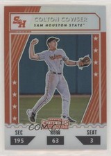 2021 Panini Elite Extra Edition College Tickets Optic Holo Colton Cowser 0a3u
