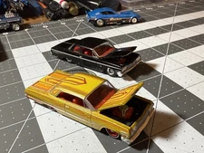 1:64 Greenlight Lowriders ‘64 Biscane and ‘63 Impala Loose Lot