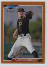 2020 Bowman Heritage Chrome Prospects Orange Refractor 9/25 Aaron Shortridge 6m7
