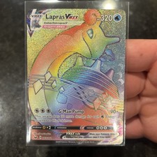 Lapras VMAX (Secret) 203/202 Swsh01: Sword & Shield Holo Pokemon Rainbow on eBay