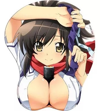 Senran Kagura Asuka 3D Mousepad Konvex Anime Kunststoff Modell Spiel Zubehör