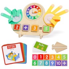 Montessori Learning Toys for Toddlers 3 4 5 years, Finger Counting Number