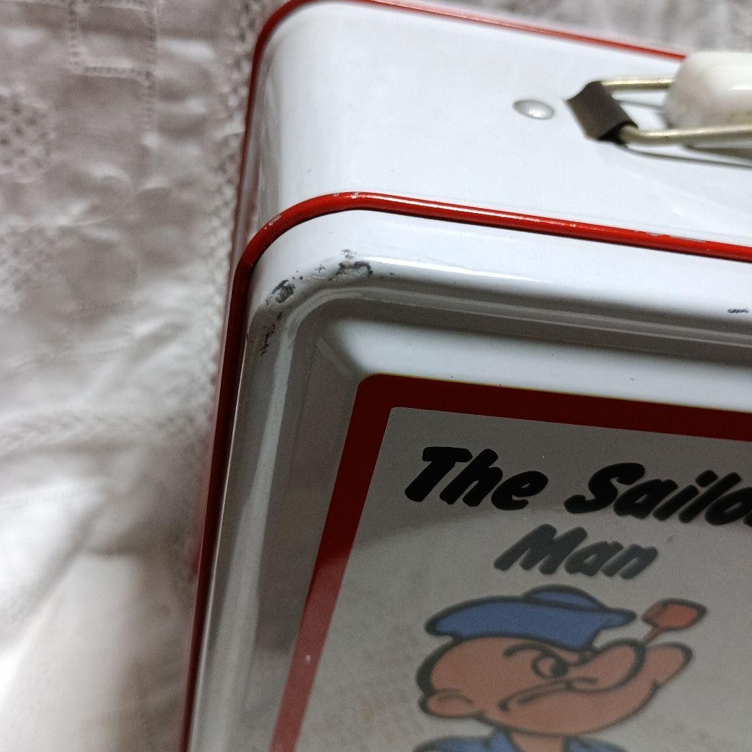 Vintage Popeye Metal Lunch Box 1970s Rare Collectible Rare Japan
