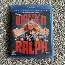 Wreck-It Ralph Blu-ray/DVD, 2-Disc Set READ DESCRIPTION 