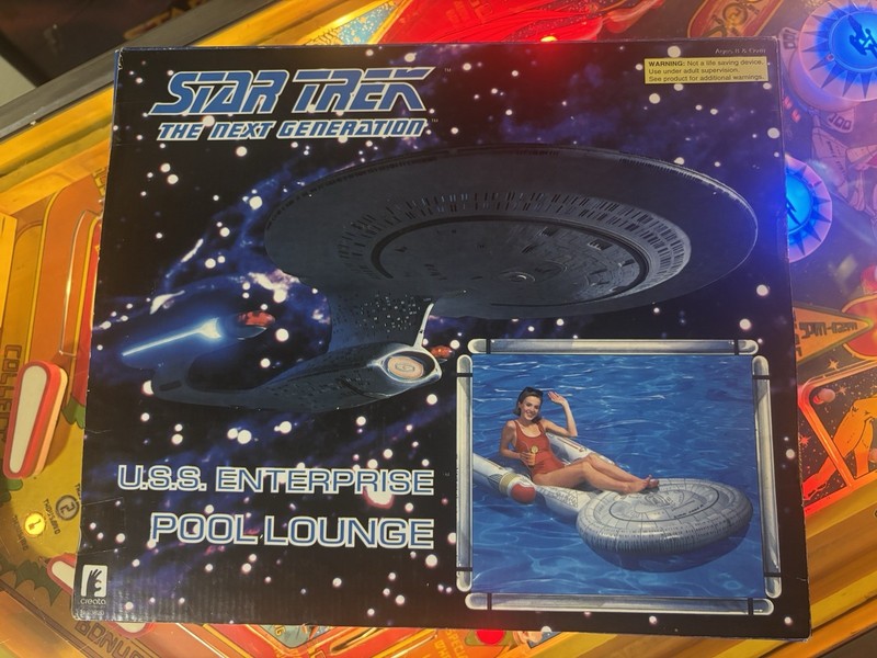 Star Trek: TNG Enterprise D Pool Float. 1996 MIP. Cool & Huge! Unused!