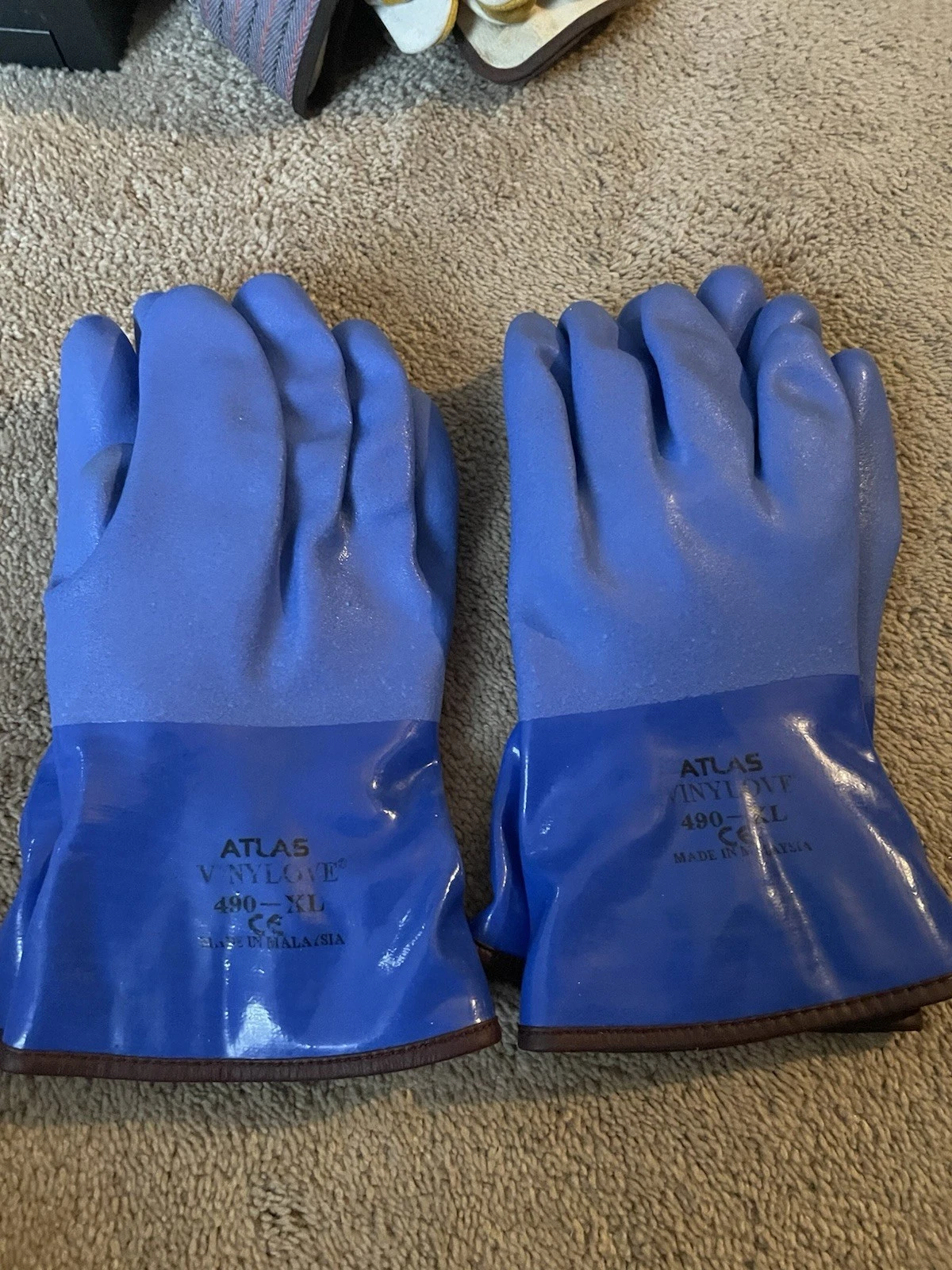atlas vinylove gloves xl.. warm and waterproof gloves