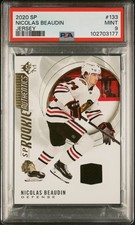 2020-2021 Sp #133 Nicolas Beaudin Jersey PSA 9