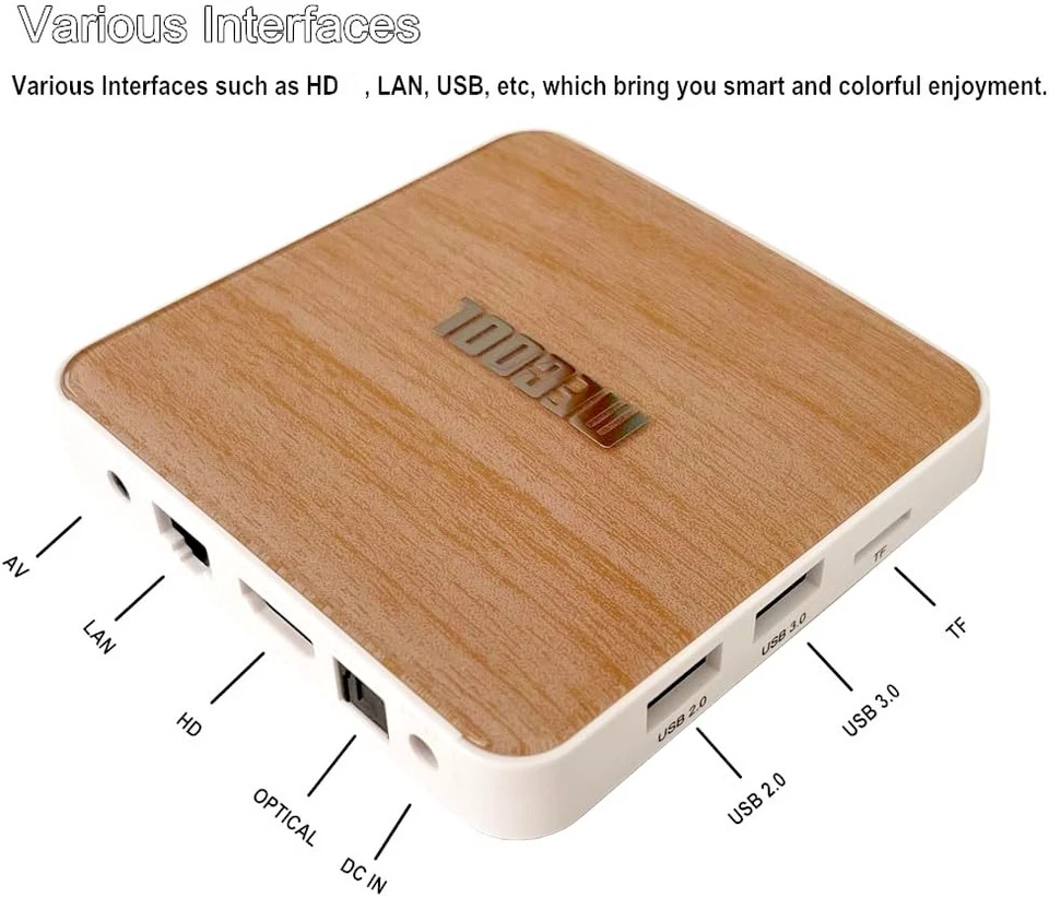 MECOOL KM6 Deluxe 4K TV Box Android TV 10 HDR 4GB/64GB ATV WIFI 6 - Image 3 of 4