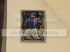 2014 Bowman Chrome Rougned Odor #23 Rookie Card. rookie card picture