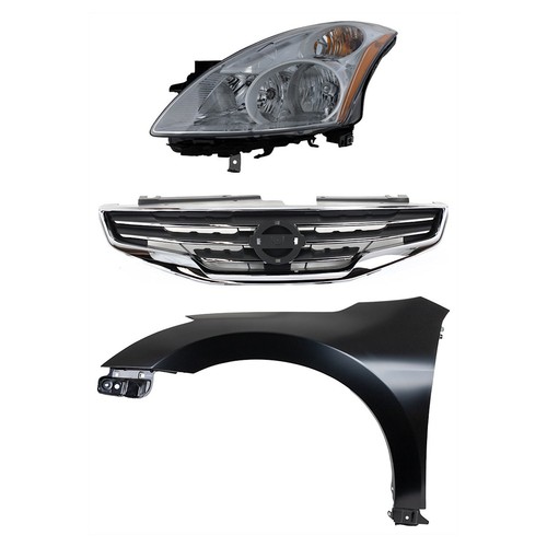Fits 2013-2015 Nissan Altima Sedan Passenger Side Headlight CAPA