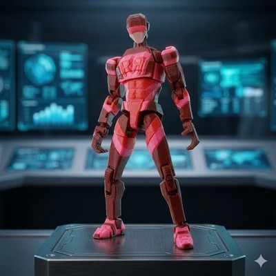 RedRush T13 Mark Grayson Action Figure 9L3D Printed Dummy13 Anime Collectible