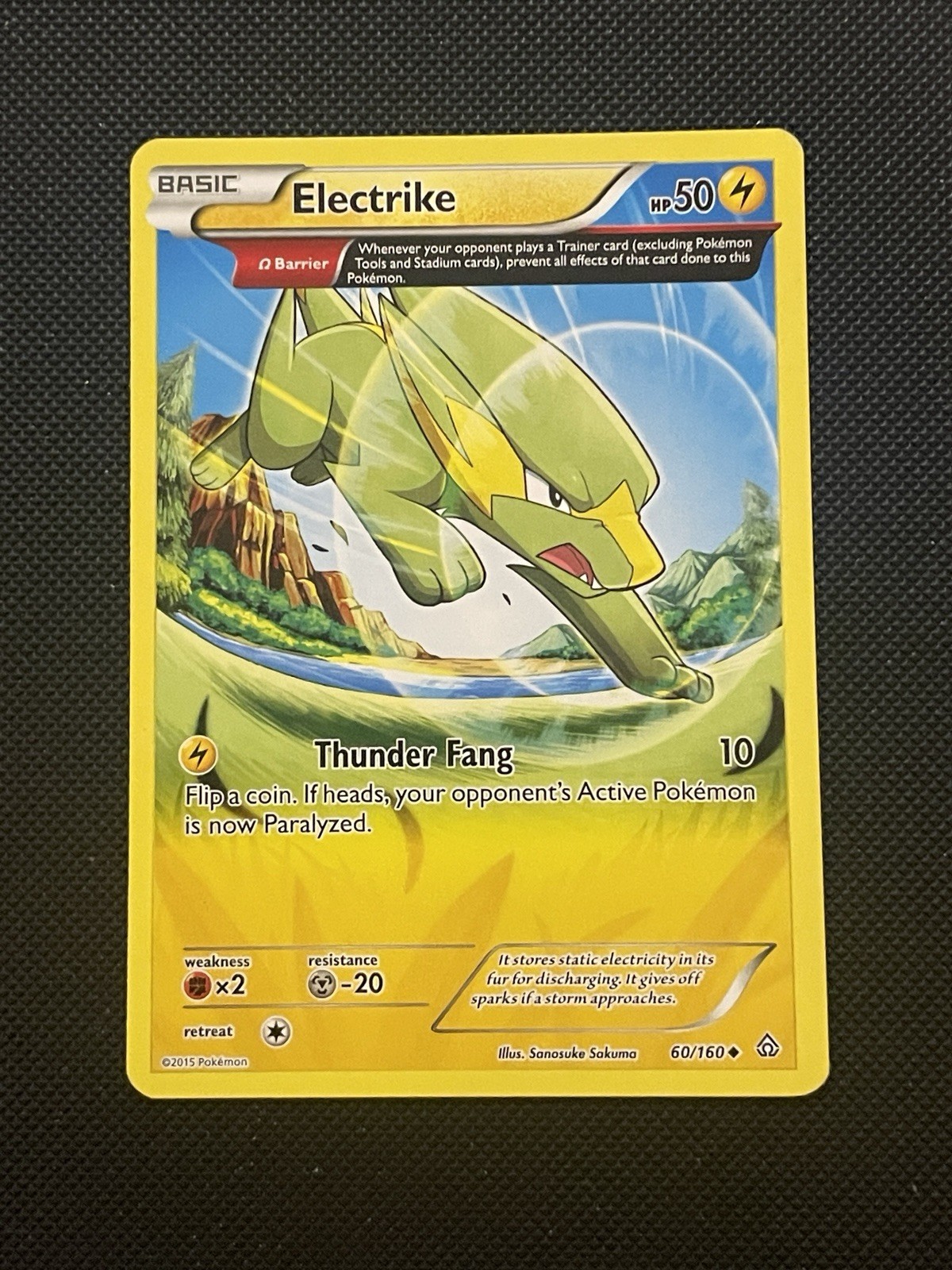 Electrike (Omega) 60/160 XY Primal Clash Pokémon TCG LP