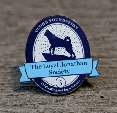 The Loyal Jonathan Society UCONN Foundation Connecticut Huskies Blue Lapel Pin