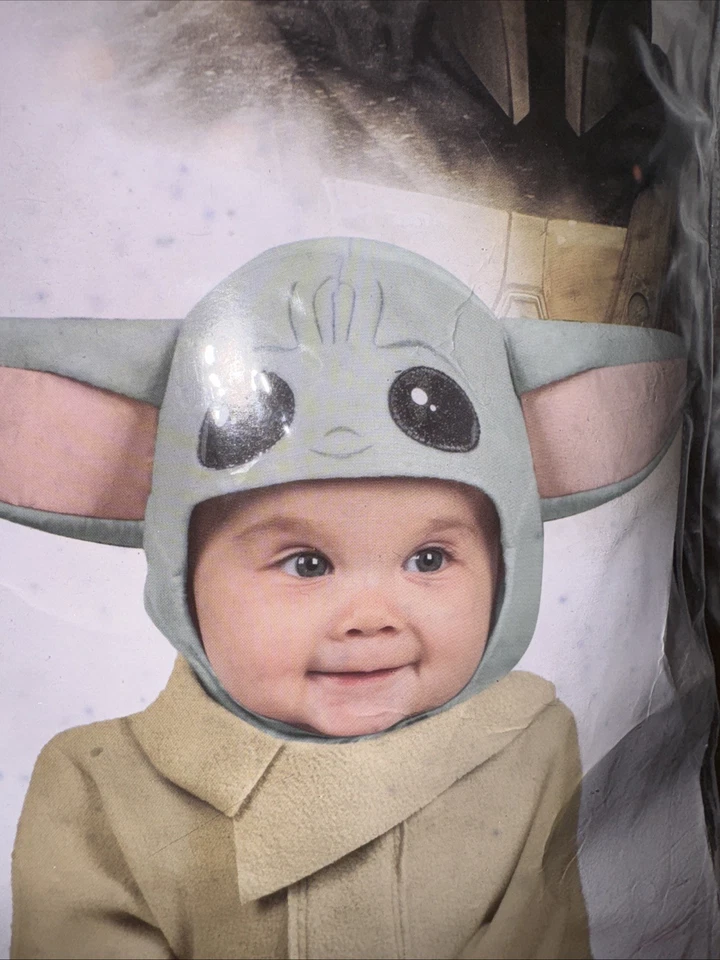 Fantasia Rubies Star Wars The Child Baby Yoda Grogu Criança 2T-4T - Imagem 3 de 4