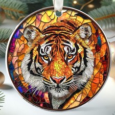 Tiger Ornament - Tiger Gifts for Lovers, Women, Men - Funny Animals Ornaments...