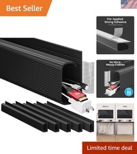 Cable Management Under Desk Kit 6 Units - Under Desk Cable Management Cord Hi...