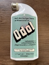 Odol 100 Jahre Jubil&auml;um Flasche, Unge&ouml;ffnet, 75  ml, mit komplettem Inhalt