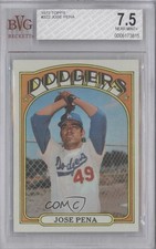 1972 Topps Jose Pena #322 BVG 7.5 00uu