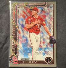 Topps 2024 Holiday Ryan Helsley Holiday Silver Glitter #H178 Cardinals MLB