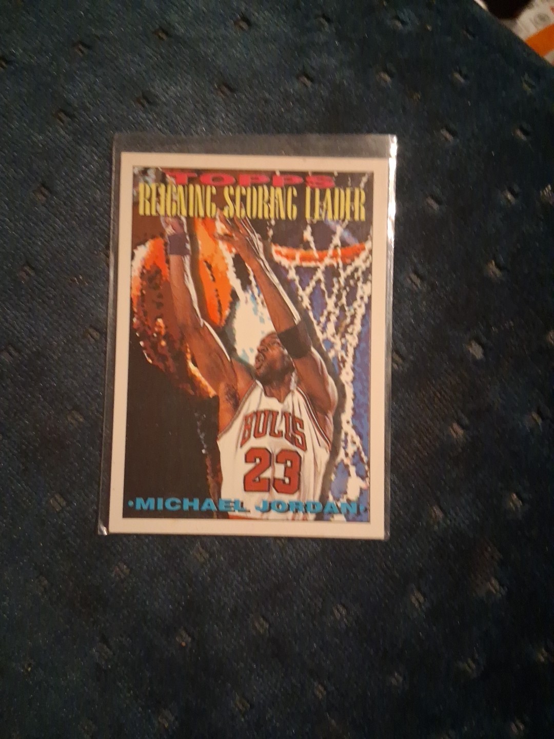1993-94 Topps - Scoring Leader Michael Jordan #384 Chicago Bulls