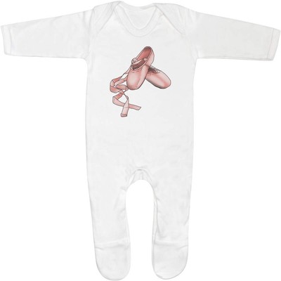 Baby Strampler Jumpsuits / Schlafanzüge ''Ballettschuhe'' (SS046237)