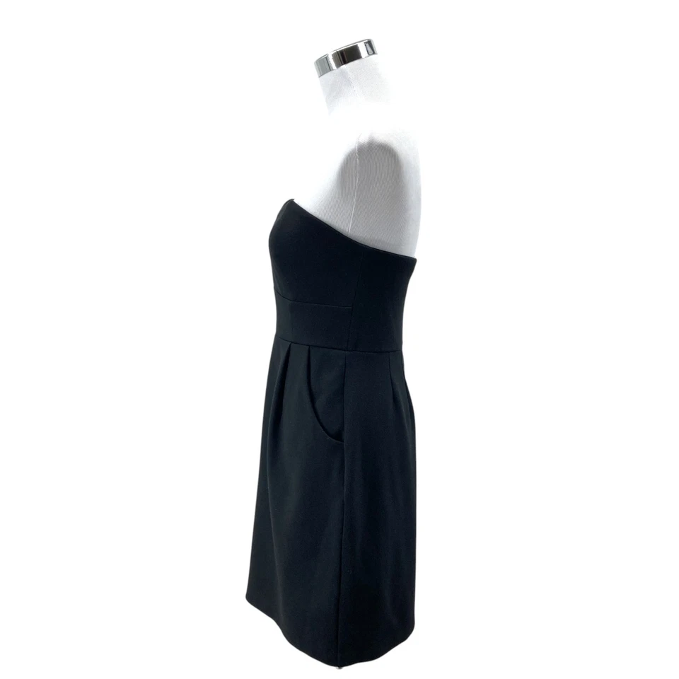 Vestido para mujer LC Lauren Conrad 8 negro sin tirantes con bolsillos fiesta noche elegante Foto 4 de 4