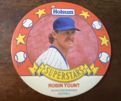 1990 Holsum Bread Superstars Discs - Robin Yount #7 - FREE SHIPPING