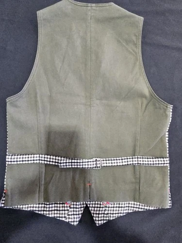 Garry's Earth Vest Handcrafted Made In Italy Size M Cod.31 image 10