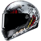 HJC V10 Crania Retro Style Vatt Red