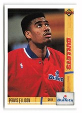 1991-92 Upper Deck #385 Pervis Ellison Washington Bullets