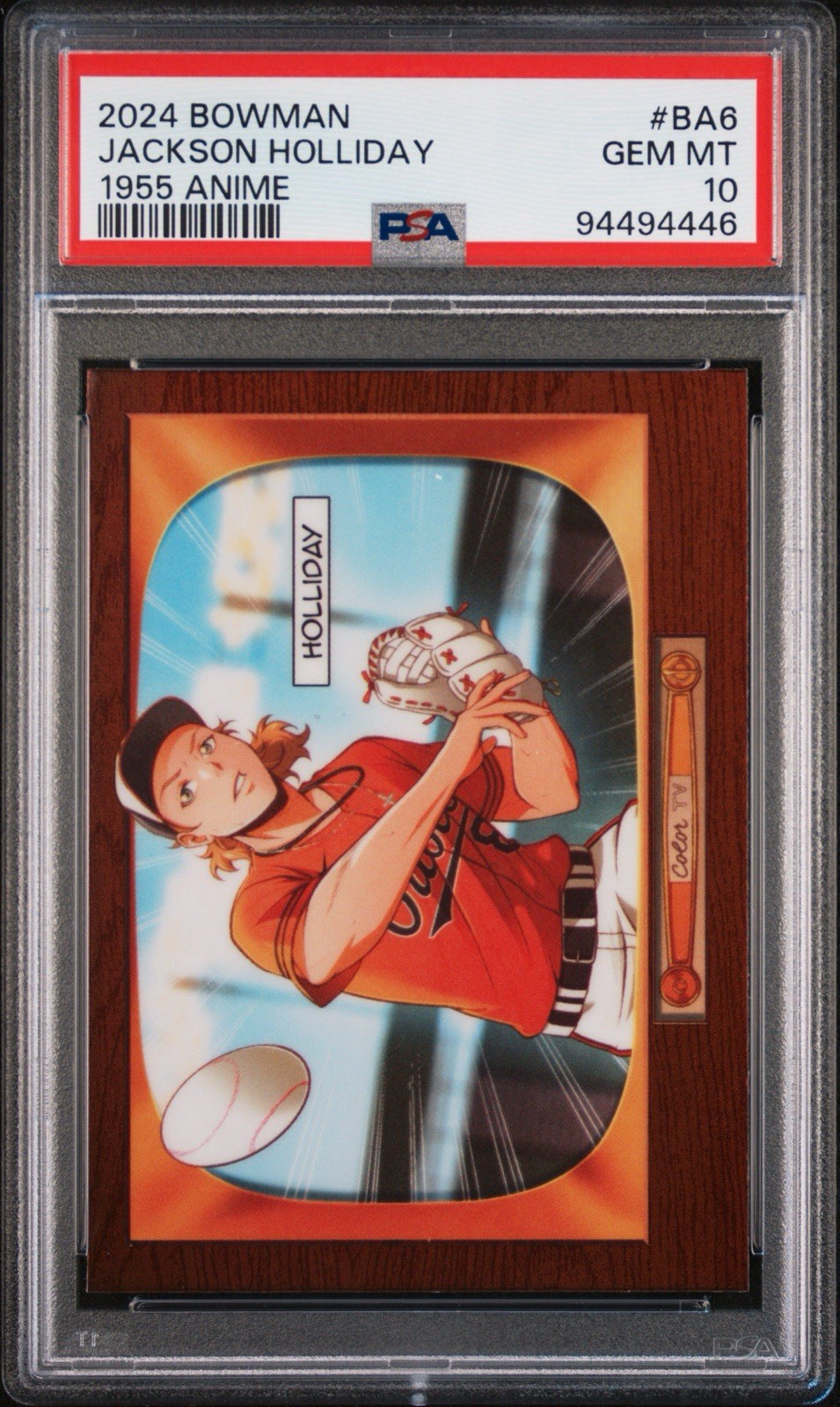 2024 Bowman 1955 Bowman Anime Jackson Holliday PSA 10 #BA-6 Rookie Card Orioles