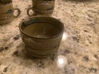 Deldare Buffalo Pottery lot of 6 Punch Bowl Cups dated 1909  Very Rare ! — photo 8