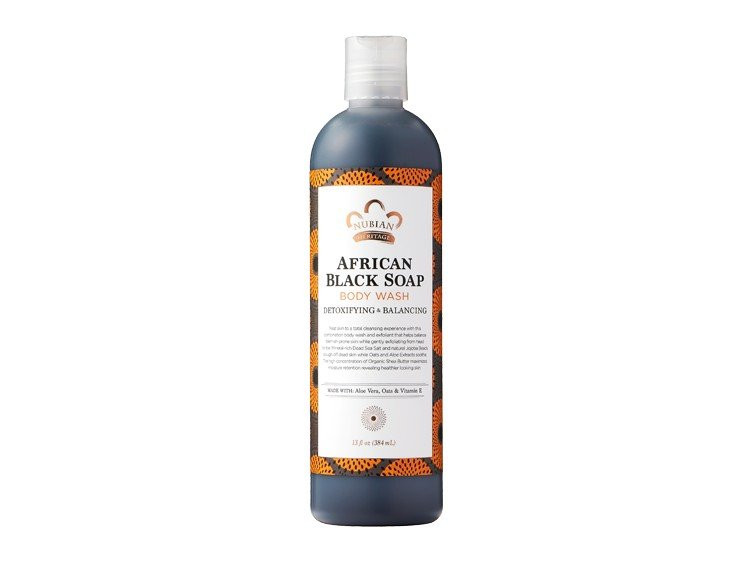 Nubian Heritage African Black Soap Гель для душа 13 унций жидкости