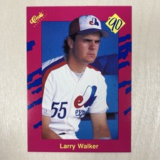 Larry Walker 1990 Classic Update Pink #T16 Rookie RC MLB Baseball Montreal Expos