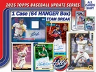 ARIZONA DIAMONDBACKS 2025 Topps UPDATE 1 Case (64 HANGERBox) Team Break #1