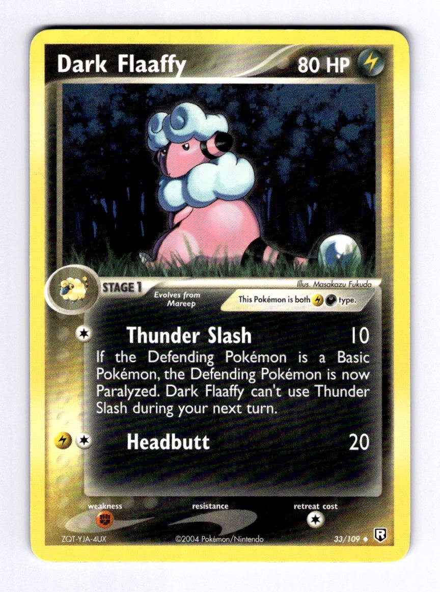 Dark Flaaffy Team Rocket Returns #33 (2004) Uncommon NM Pokemon