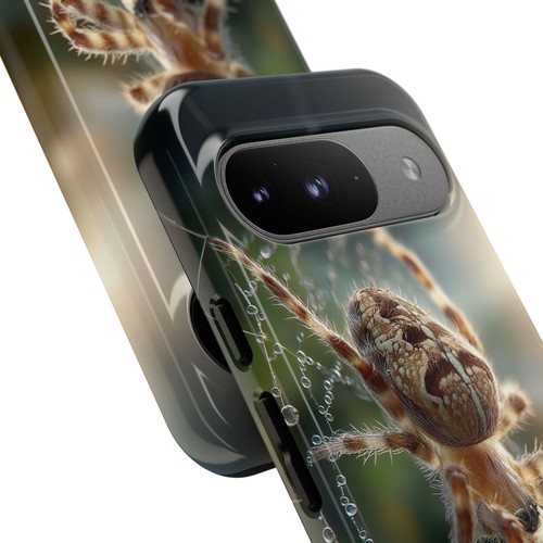 Brown Spider Wet Dew Web Phone Case for iPhone, Samsung Galaxy, Pixel - 第 221/241 張圖片
