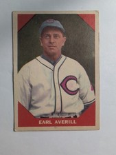 1960 Fleer Baseball Greats - Earl Averill #71 Chicago Cubs HOF Legendary OF!!