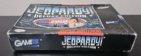 Jeopardy! Deluxe Edition (SNES) Super Nintendo NES Complete in Box 1993 CIB