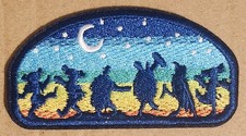 Grateful Dead Moondance embroidered Iron on patch dancing bears and terrapin