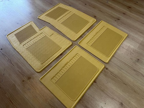 NEW! 1961-1964 For chevy impala Mustard Floor Mats rubber set of4